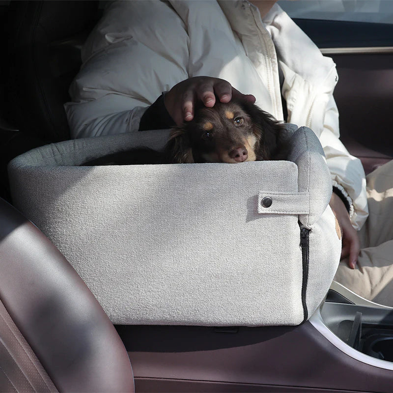 Portable Dog Car Seat Bed and Carrier for Small Pets - Travel Safety Accessories