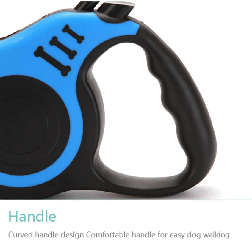16.5FT Automatic Retractable Dog Leash with Pet Collar - Hands-Free Walking Solution, Complimentary Shipping within the US
