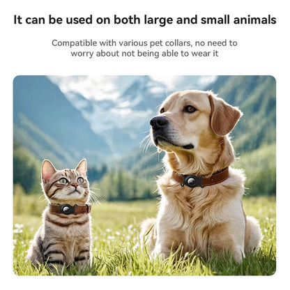 GPS Pet Tracker – No Monthly Fees, Compatible with Apple Find My for Dogs and Cats