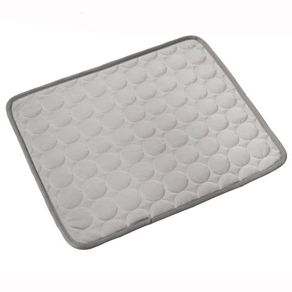 Cooling Ice Silk Pet Bed for Dogs and Cats - Optimal Summer Comfort Solution
