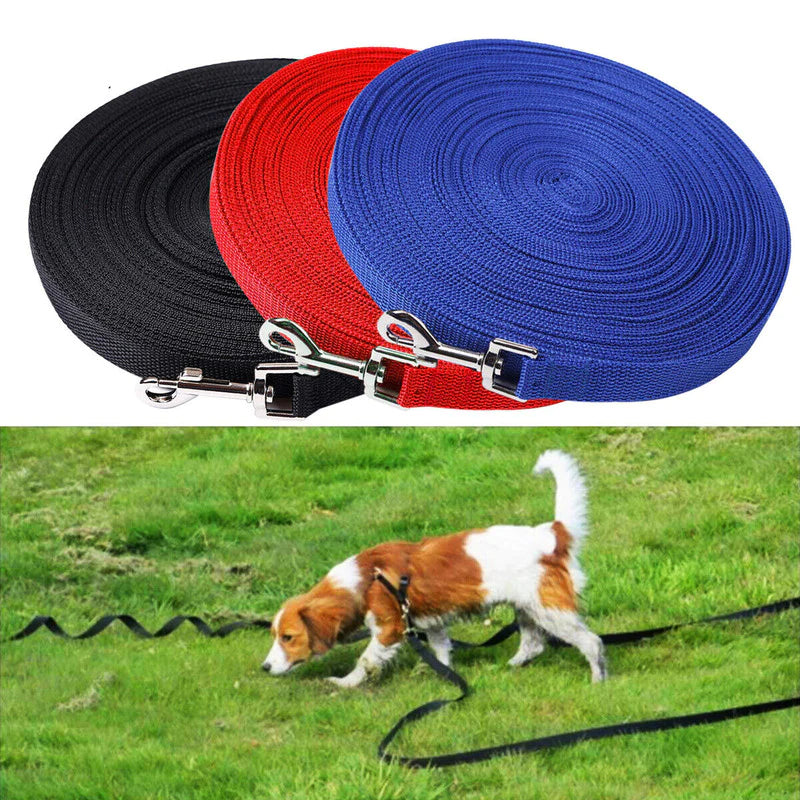 Premium Long Dog Training Leash for Obedience and Recall - Multiple Length Options (6/15/23/33/50/100 FT)