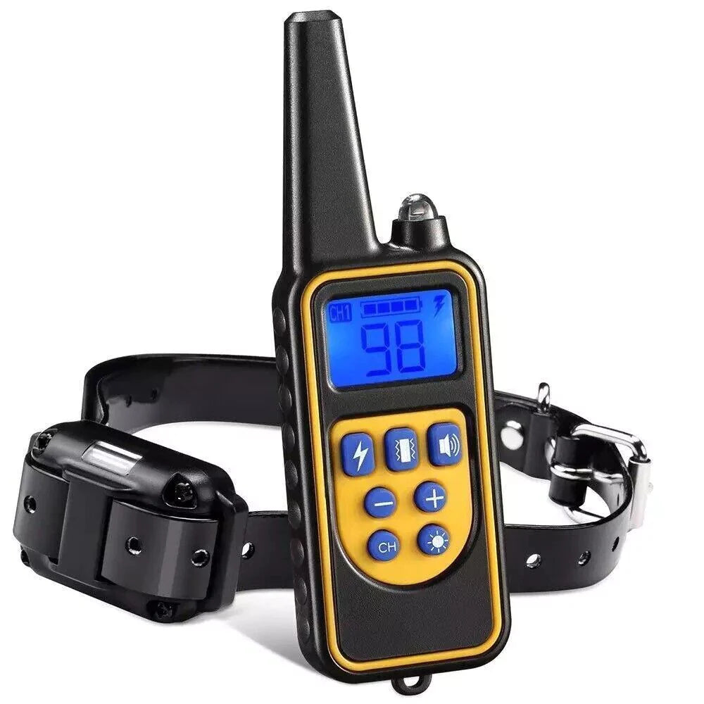 3000 FT Waterproof Rechargeable Remote Dog Training Collar with Shock Function