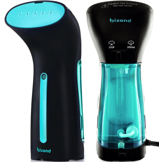 Steamer for Clothes Travel Handheld Portable Steamer for Garment and Fabric No Spitting Safe and Little Handy Compact Mini Clothing Steamer and Curtain with Accessories Black
