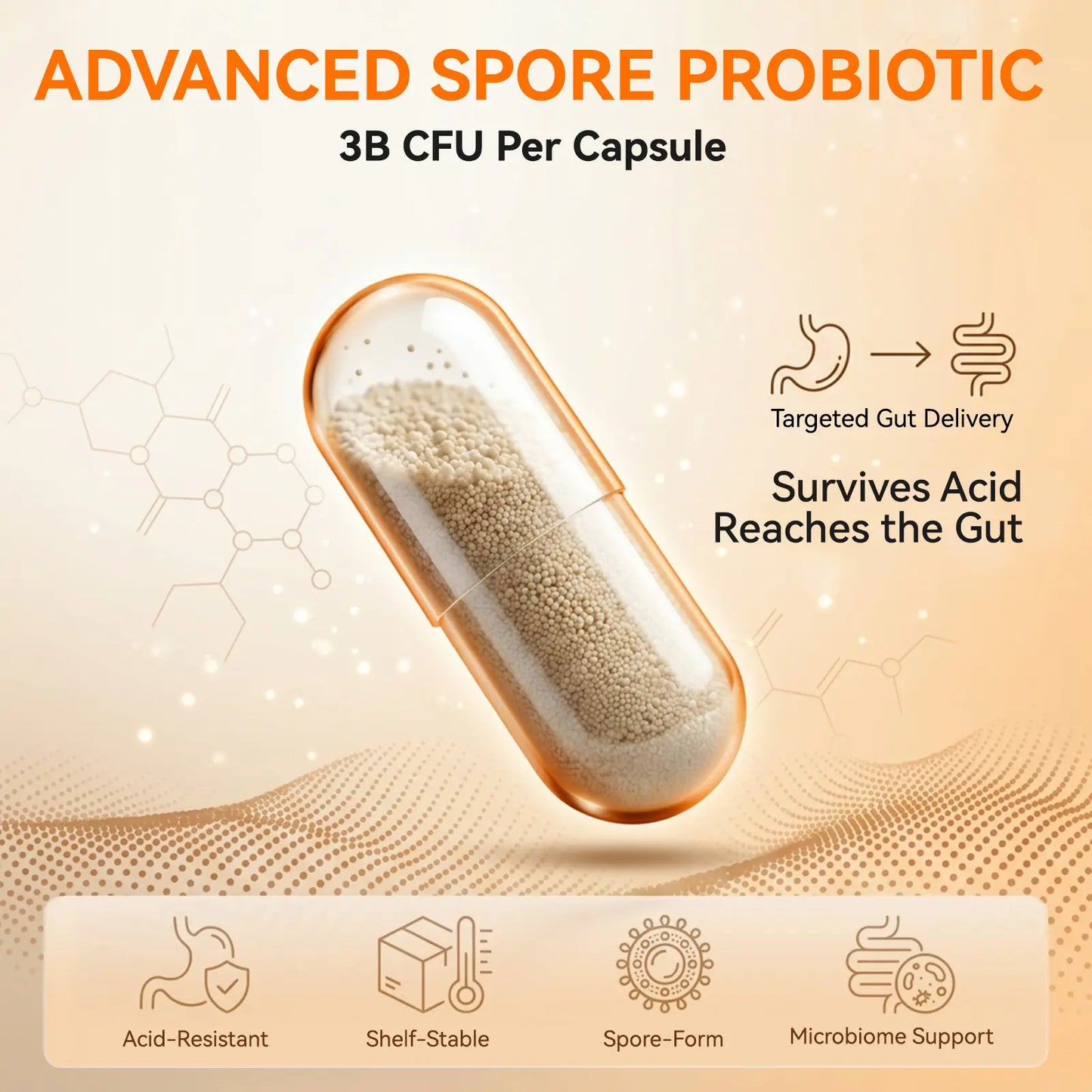 Puainta Probiotics for Dogs and Cats: 8 Billion CFU Digestive and Immune Support with Multi-Strain Spore-Forming Formula, Prebiotics, Gut-Lining Support, and Skin Health for Sensitive Stomachs