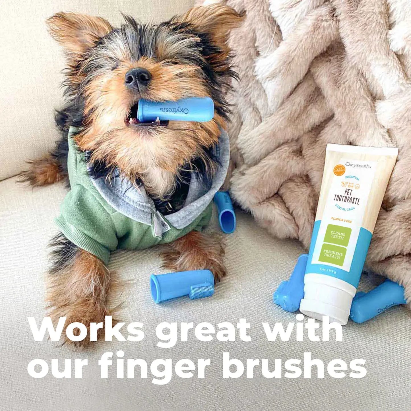 Premium Pet Toothpaste - Best Way to Clean Pet Teeth & Remove Plaque