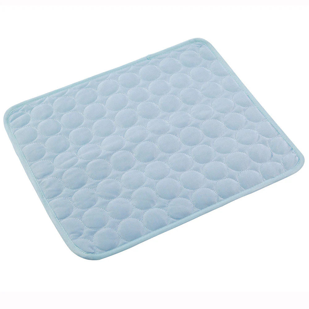 Cooling Ice Silk Pet Bed for Dogs and Cats - Optimal Summer Comfort Solution