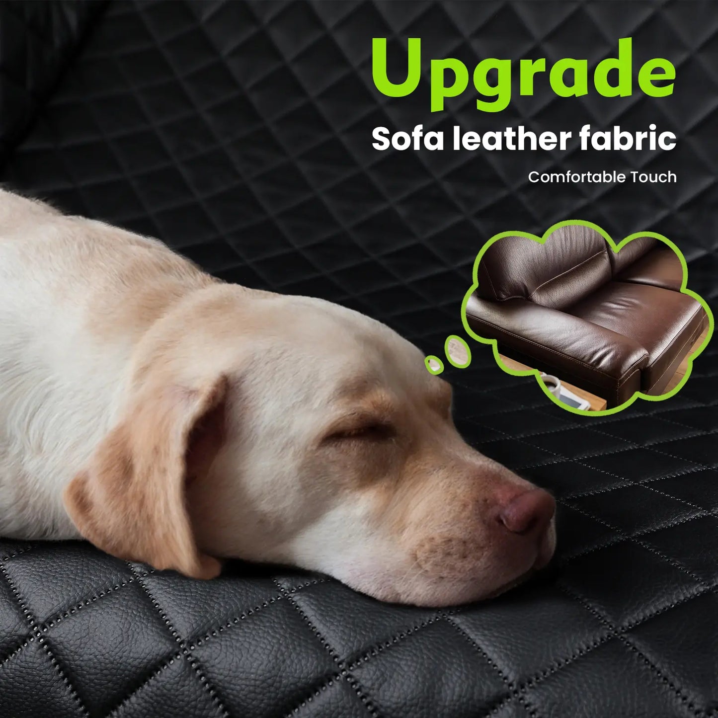 Pecute Waterproof Pet Car Seat Cover with Mesh Window and Storage Pocket, Non-Slip Hammock Design for Cars and Trucks, Easy to Install and Washable