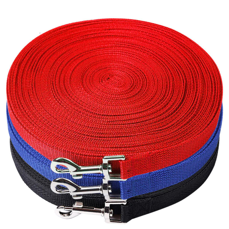 Premium Long Dog Training Leash for Obedience and Recall - Multiple Length Options (6/15/23/33/50/100 FT)