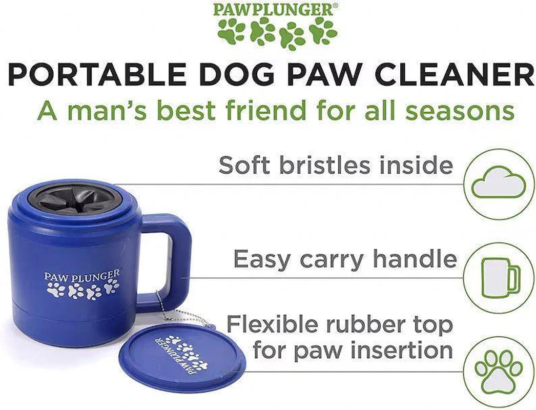 Paw Plunger Pink - Gentle Paw Cleaning Solution for a Pristine Home and Vehicle (5.25" L x 3.5" W x 4" H)