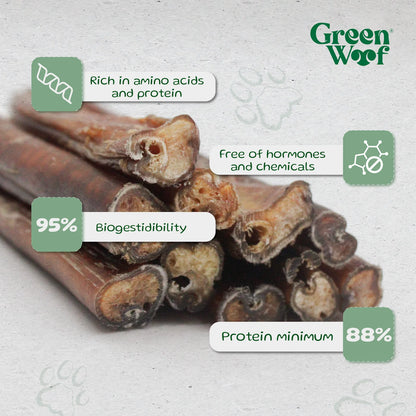 Straight Bully Sticks Natural Dog Chews