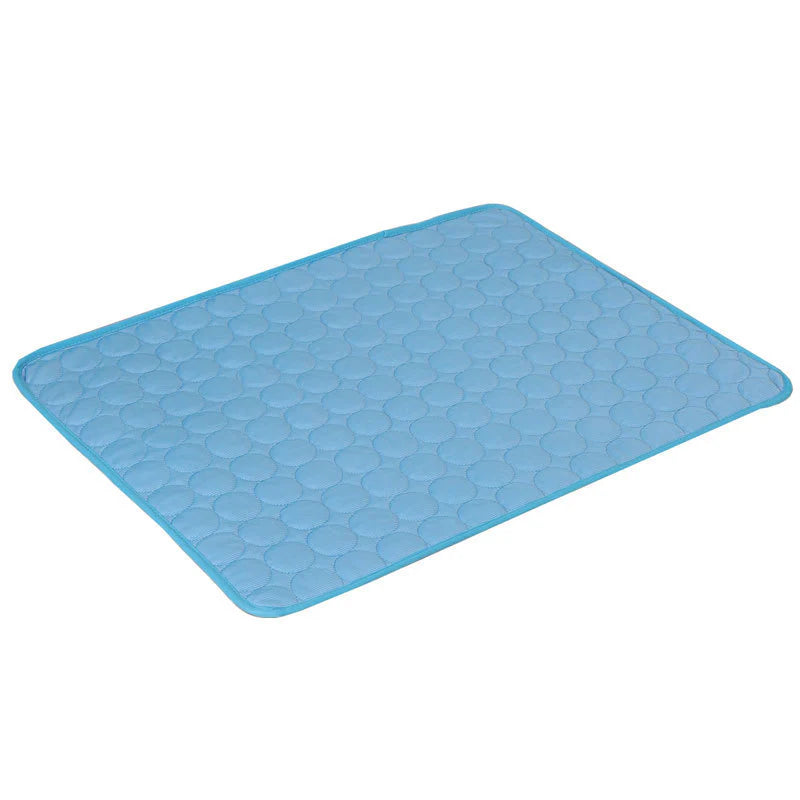 Cooling Ice Silk Pet Bed for Dogs and Cats - Optimal Summer Comfort Solution