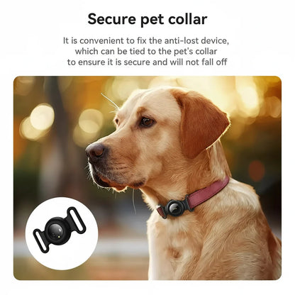 GPS Pet Tracker – No Monthly Fees, Compatible with Apple Find My for Dogs and Cats