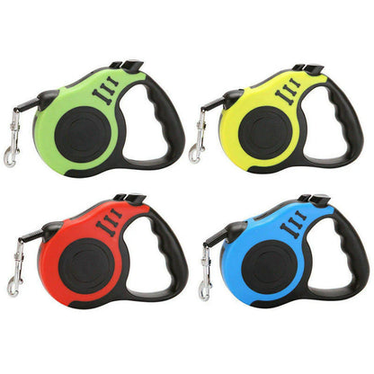 16.5FT Automatic Retractable Dog Leash with Pet Collar - Hands-Free Walking Solution, Complimentary Shipping within the US