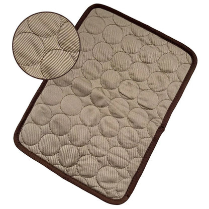 Cooling Ice Silk Pet Bed for Dogs and Cats - Optimal Summer Comfort Solution