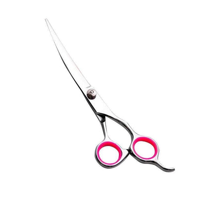 Professional Dog Grooming Scissors Set - Stainless Steel Straight, Curved, and Thinning Shears Kit